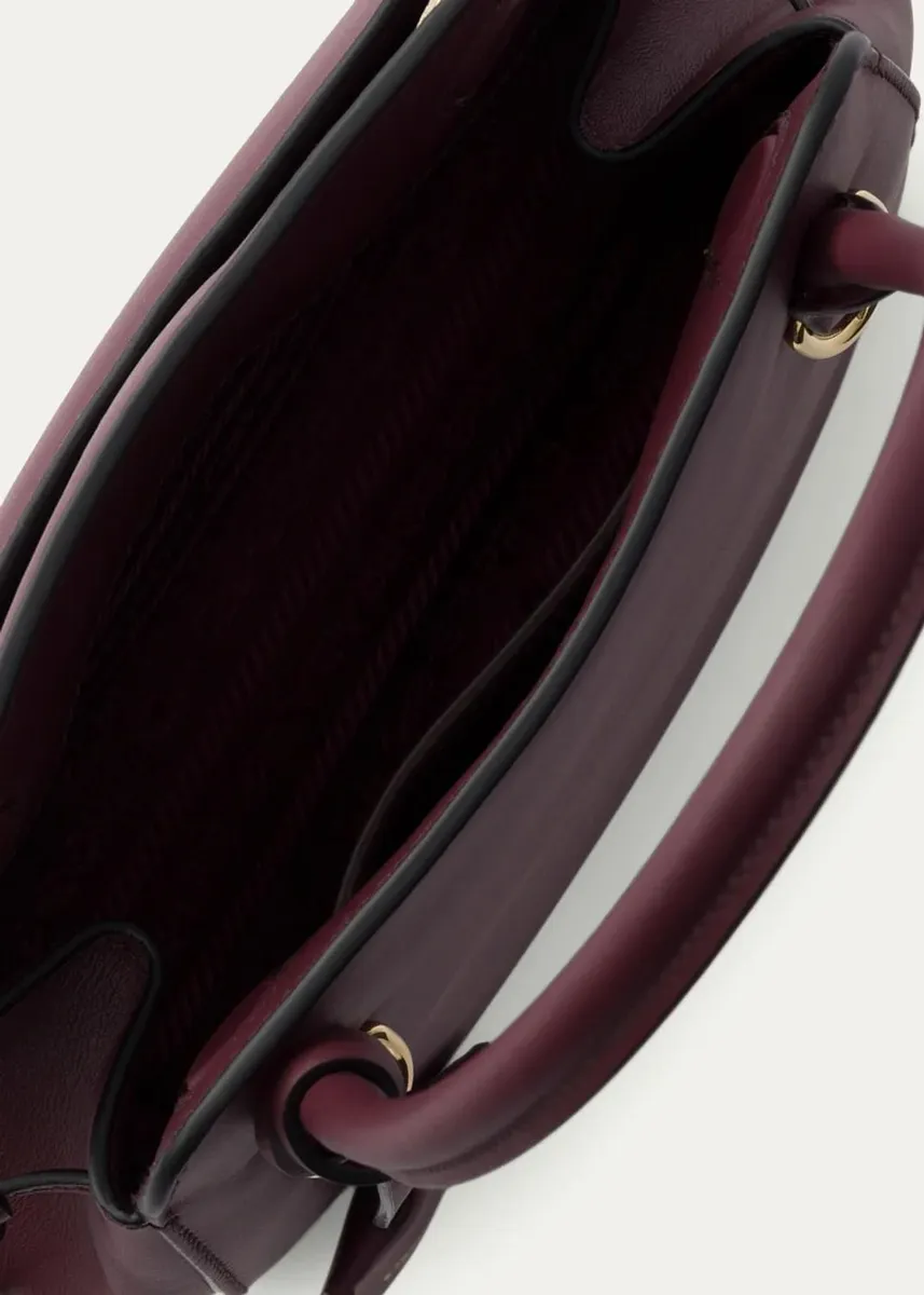 Prada Carry Leather Top-Handle Bag | Thumbnail 10