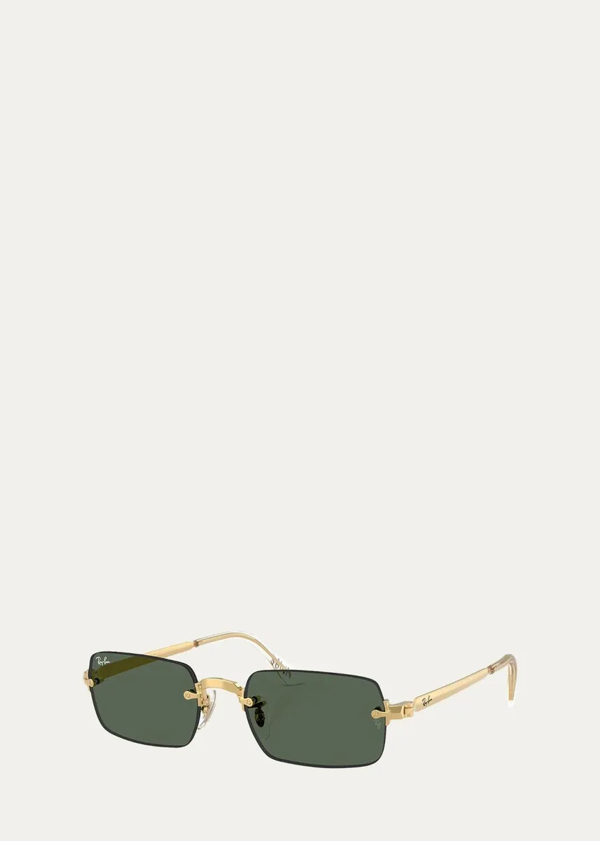 Ray-Ban x A$AP Rocky Men's Rb3928 Rimless Metal Rectangle Sunglasses | Thumbnail 2 Ray-Ban x A$AP Rocky Men's Rb3928 Rimless Metal Rectangle Sunglasses | Thumbnail 2