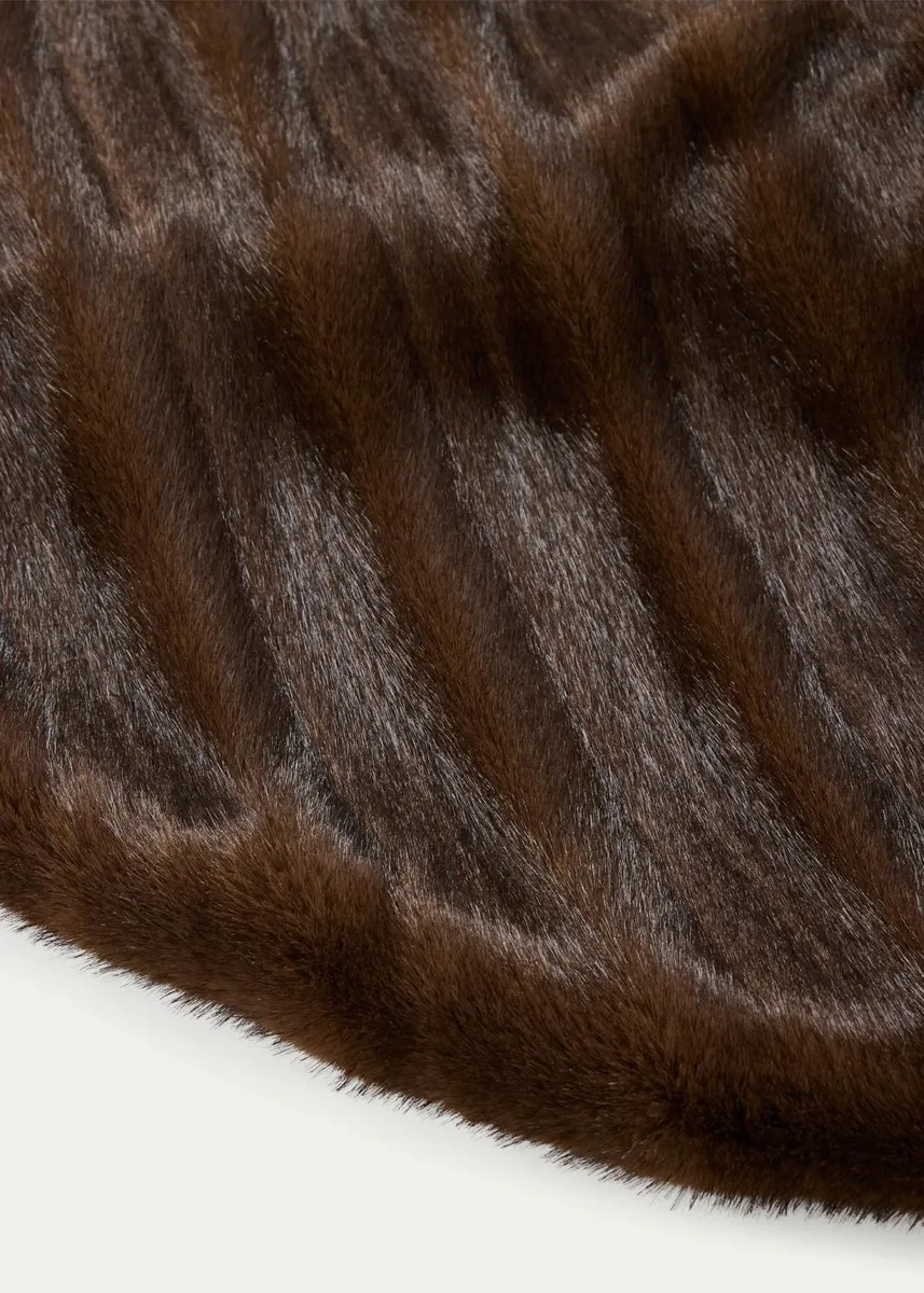 Fleurette Faux-Fur Shawl | Thumbnail 4 Fleurette Faux-Fur Shawl | Thumbnail 4