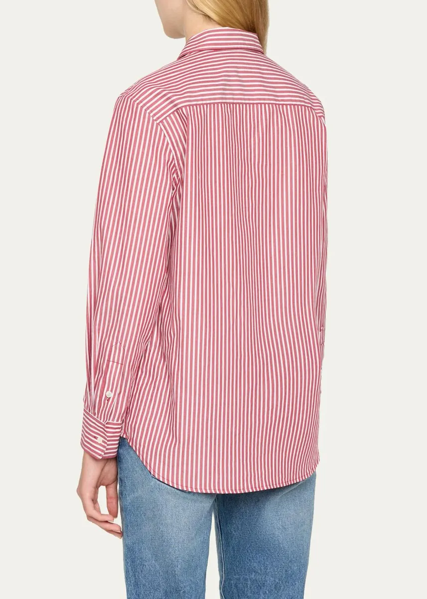 Nili Lotan Raphael Striped Cotton Shirt | Thumbnail 3 Nili Lotan Raphael Striped Cotton Shirt | Thumbnail 3