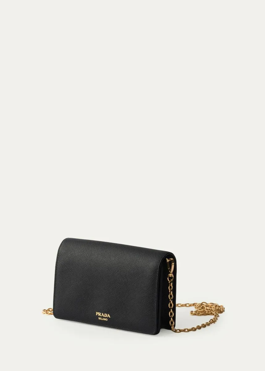 Prada Mini Saffiano Leather Shoulder Bag | Thumbnail 2 Prada Mini Saffiano Leather Shoulder Bag | Thumbnail 2