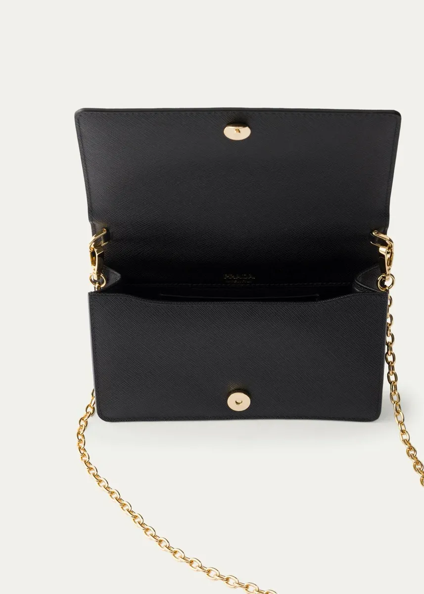 Prada Mini Saffiano Leather Shoulder Bag | Thumbnail 3 Prada Mini Saffiano Leather Shoulder Bag | Thumbnail 3