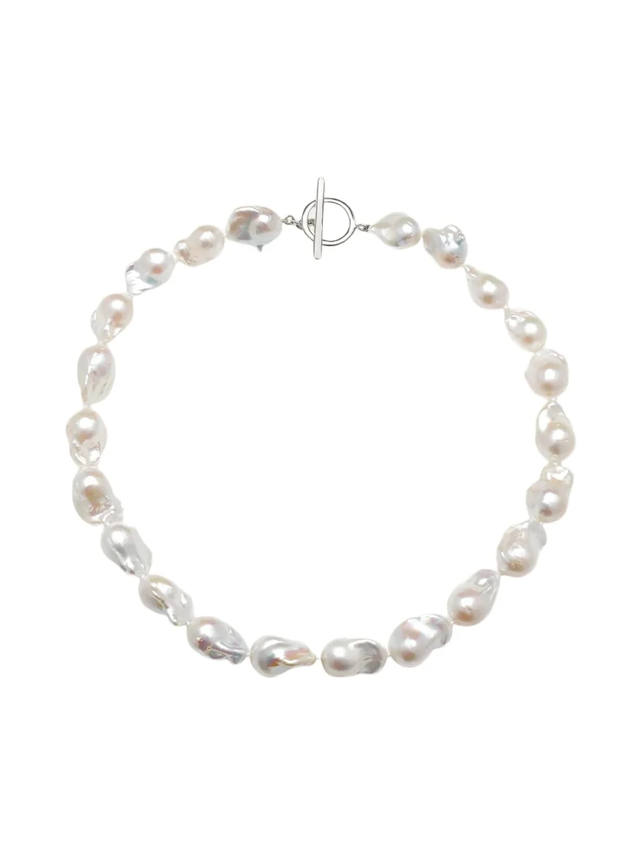 Baroque Pearl Toggle Necklace Baroque Pearl Toggle Necklace