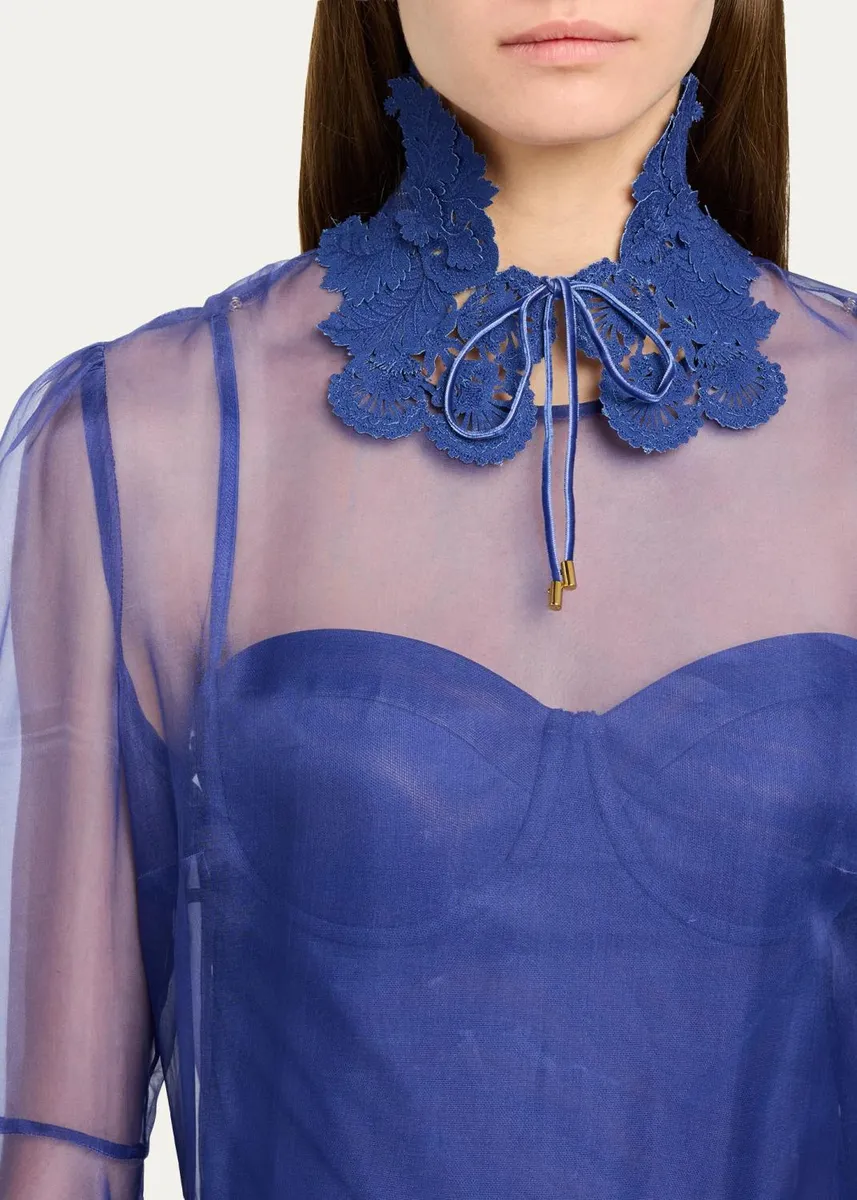 Zimmermann Clash Lantern Mini Dress | Thumbnail 5 Zimmermann Clash Lantern Mini Dress | Thumbnail 5