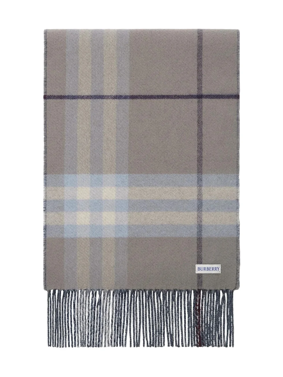 Burberry Men's Contrast Check Cashmere Scarf