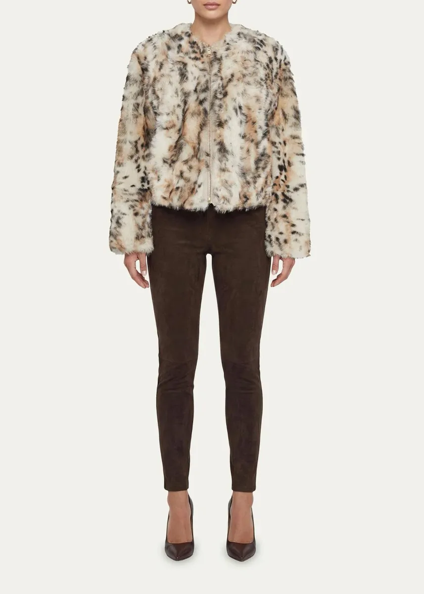 Gorski Reversible Toscana Shearling Lamb Collarless Jacket | Thumbnail 2 Gorski Reversible Toscana Shearling Lamb Collarless Jacket | Thumbnail 2