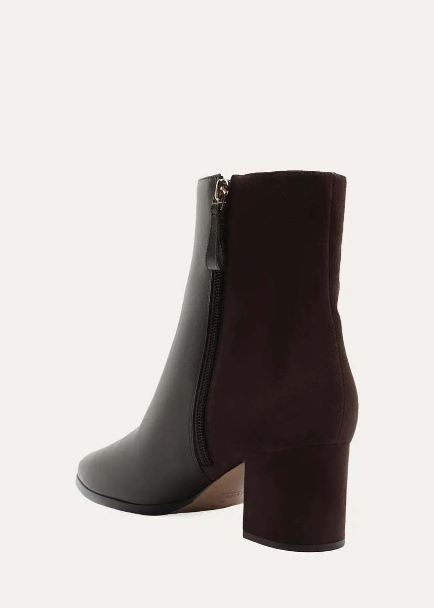 Alexandre Birman 60mm Jesse Mixed Leather Booties | Thumbnail 3 Alexandre Birman 60mm Jesse Mixed Leather Booties | Thumbnail 3