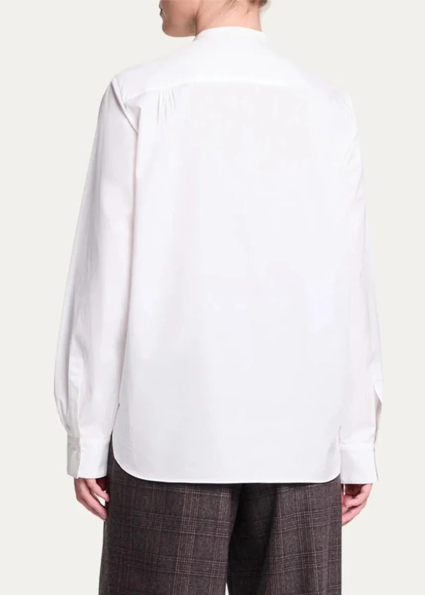 TWP Simpleman Bib-Front Cotton Shirt | Thumbnail 3 TWP Simpleman Bib-Front Cotton Shirt | Thumbnail 3