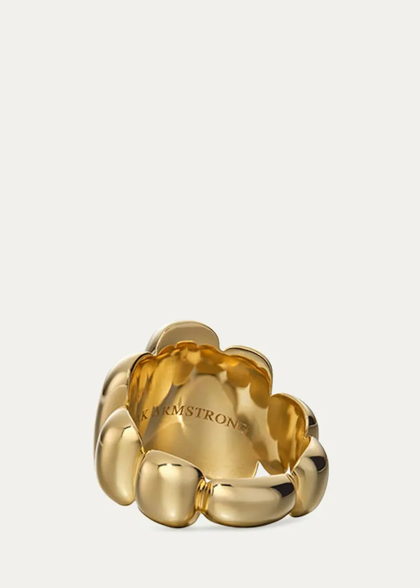 NAK ARMSTRONG Cloud 18K Yellow Gold Ring | Thumbnail 4
