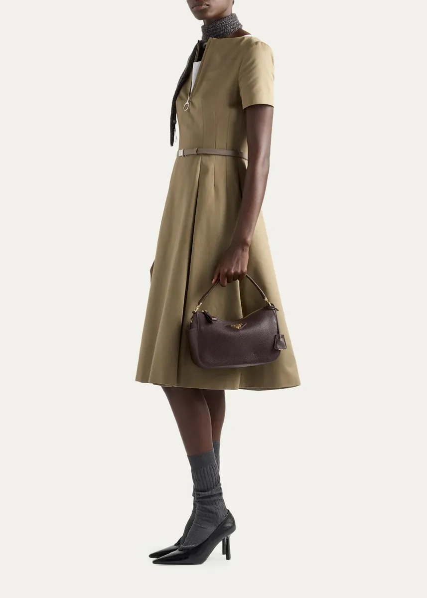 Prada Grain Leather Top-Handle Bag | Thumbnail 4