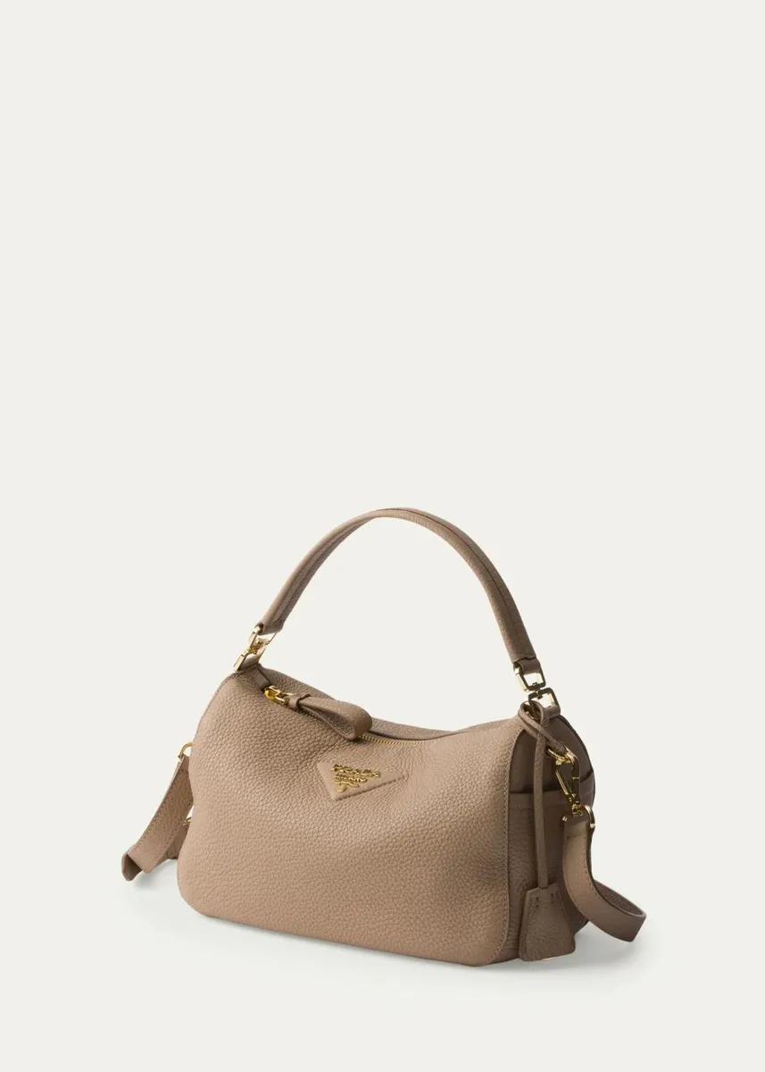 Prada Grain Leather Top-Handle Bag | Thumbnail 5