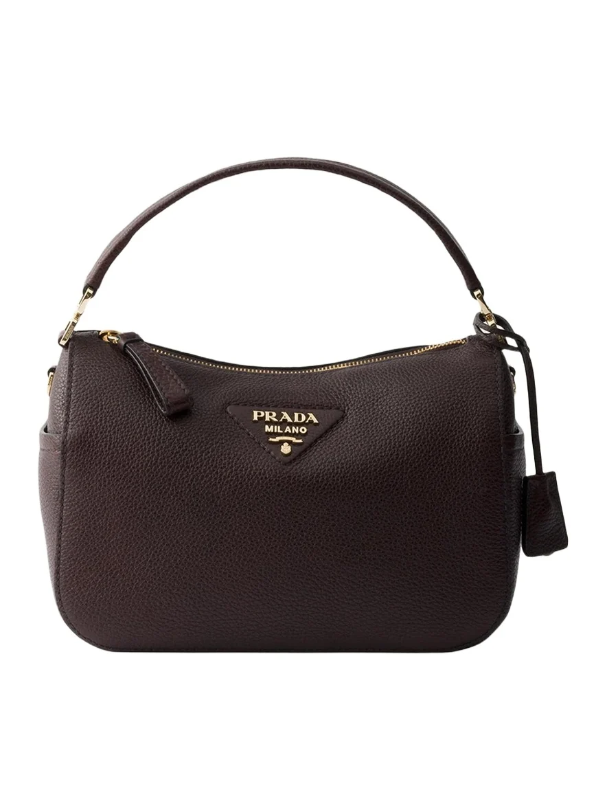Prada Grain Leather Top-Handle Bag