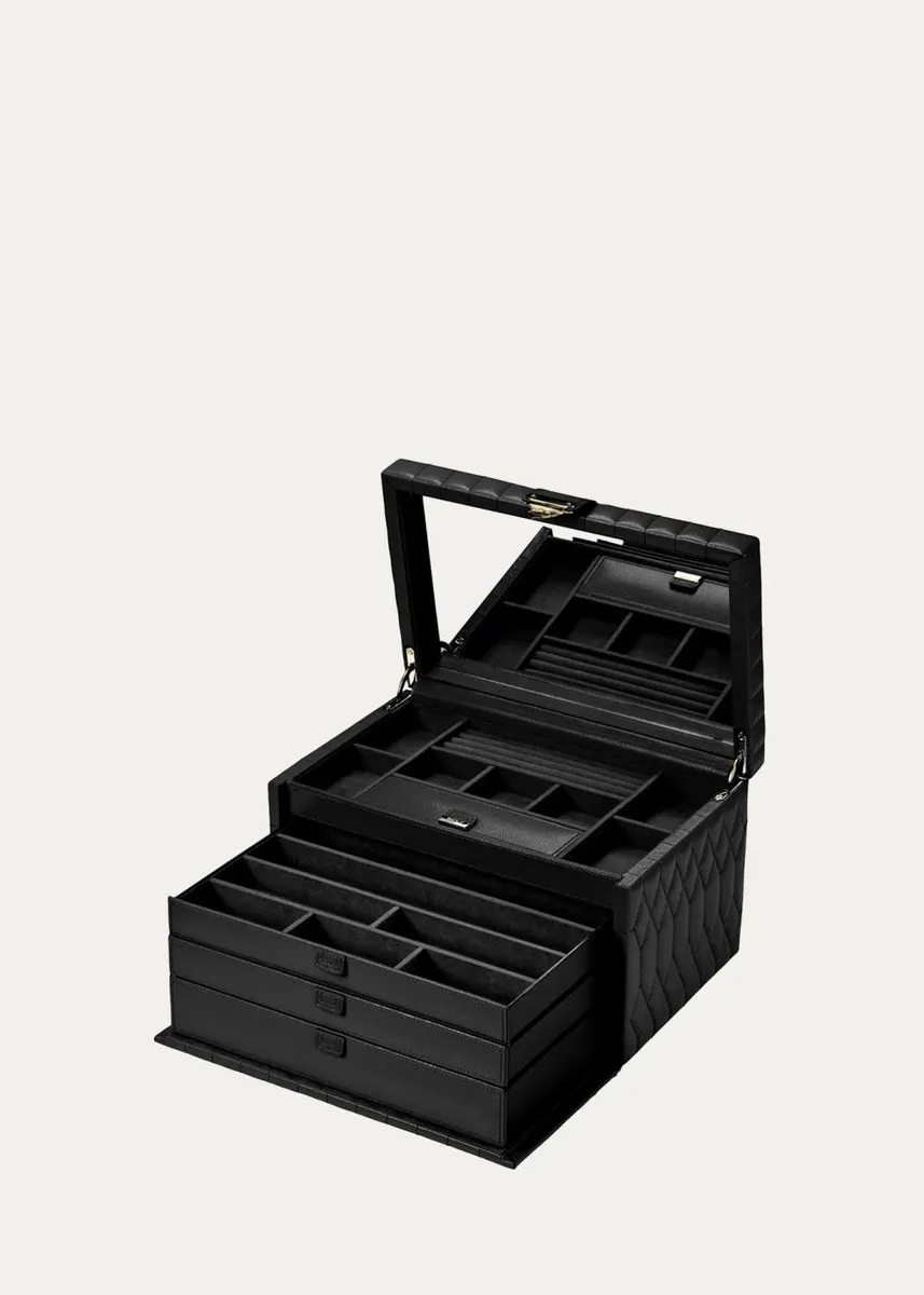Wolf Lauren Large Vegan Leather Jewelry Box | Thumbnail 4