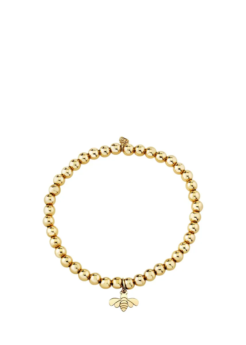 Sydney Evan 14K Pure Bee Stretch Bracelet | Thumbnail 3 Sydney Evan 14K Pure Bee Stretch Bracelet | Thumbnail 3