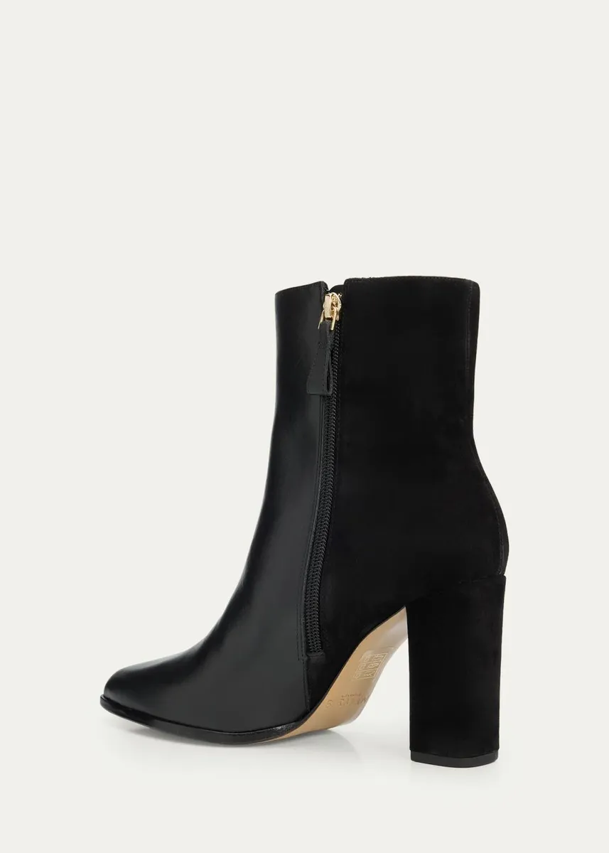 Alexandre Birman 90mm Jesse Mixed Leather Ankle Boots | Thumbnail 2 Alexandre Birman 90mm Jesse Mixed Leather Ankle Boots | Thumbnail 2