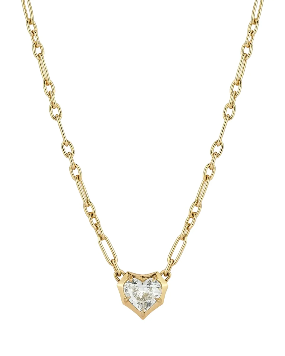 Jade Trau One-of-a-Kind Alchemy Heart Pendant Necklace