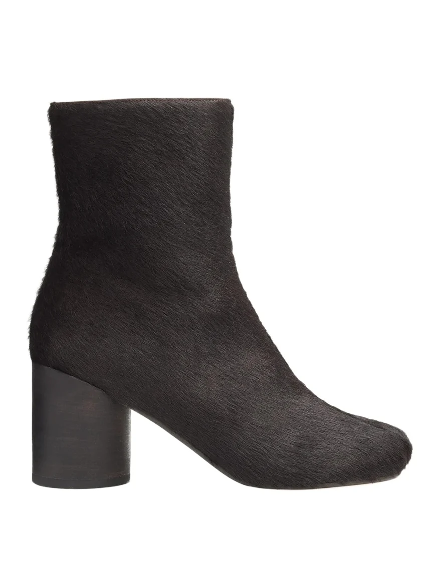 MM6 MAISON MARGIELA 80mm Calf Hair Ankle Boots