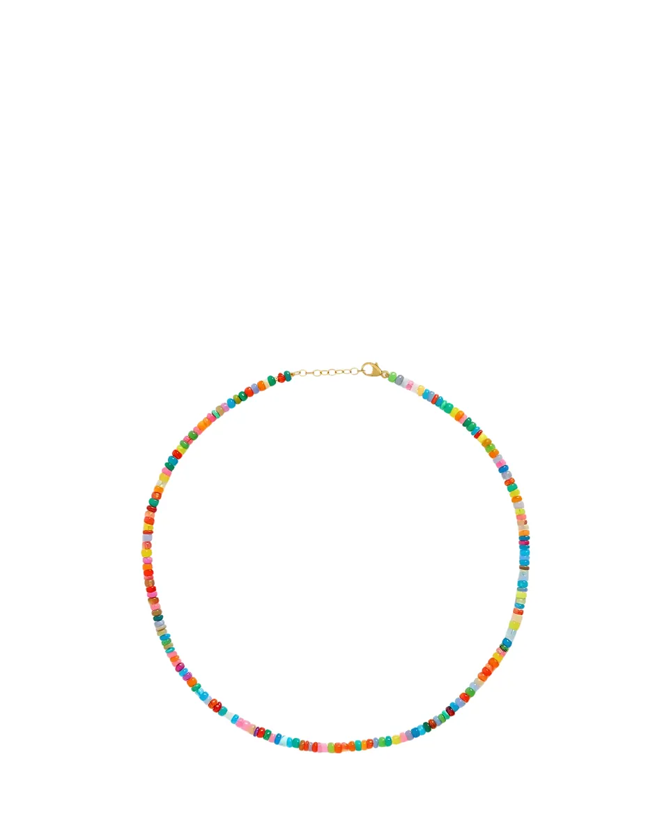 JIA JIA 14K Yellow Gold & Pebble Rainbow Opal Beaded Necklace | Thumbnail 2 JIA JIA 14K Yellow Gold & Pebble Rainbow Opal Beaded Necklace | Thumbnail 2
