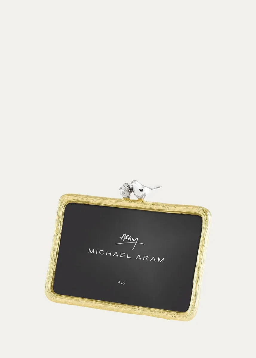 Michael Aram Lovebirds Silver & Gold Frame, 4" x 6" | Thumbnail 3 Michael Aram Lovebirds Silver & Gold Frame, 4" x 6" | Thumbnail 3