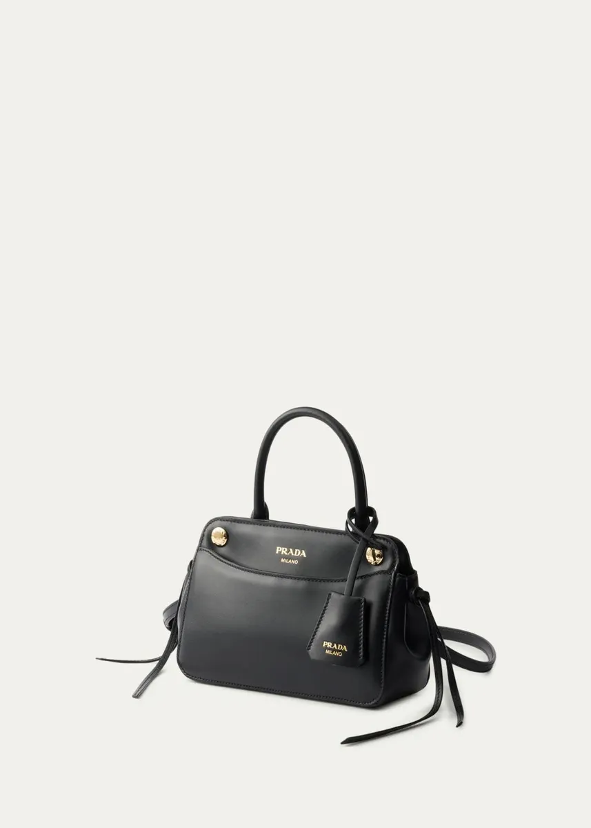 Prada Carry Mini Leather Top-Handle Bag | Thumbnail 3 Prada Carry Mini Leather Top-Handle Bag | Thumbnail 3