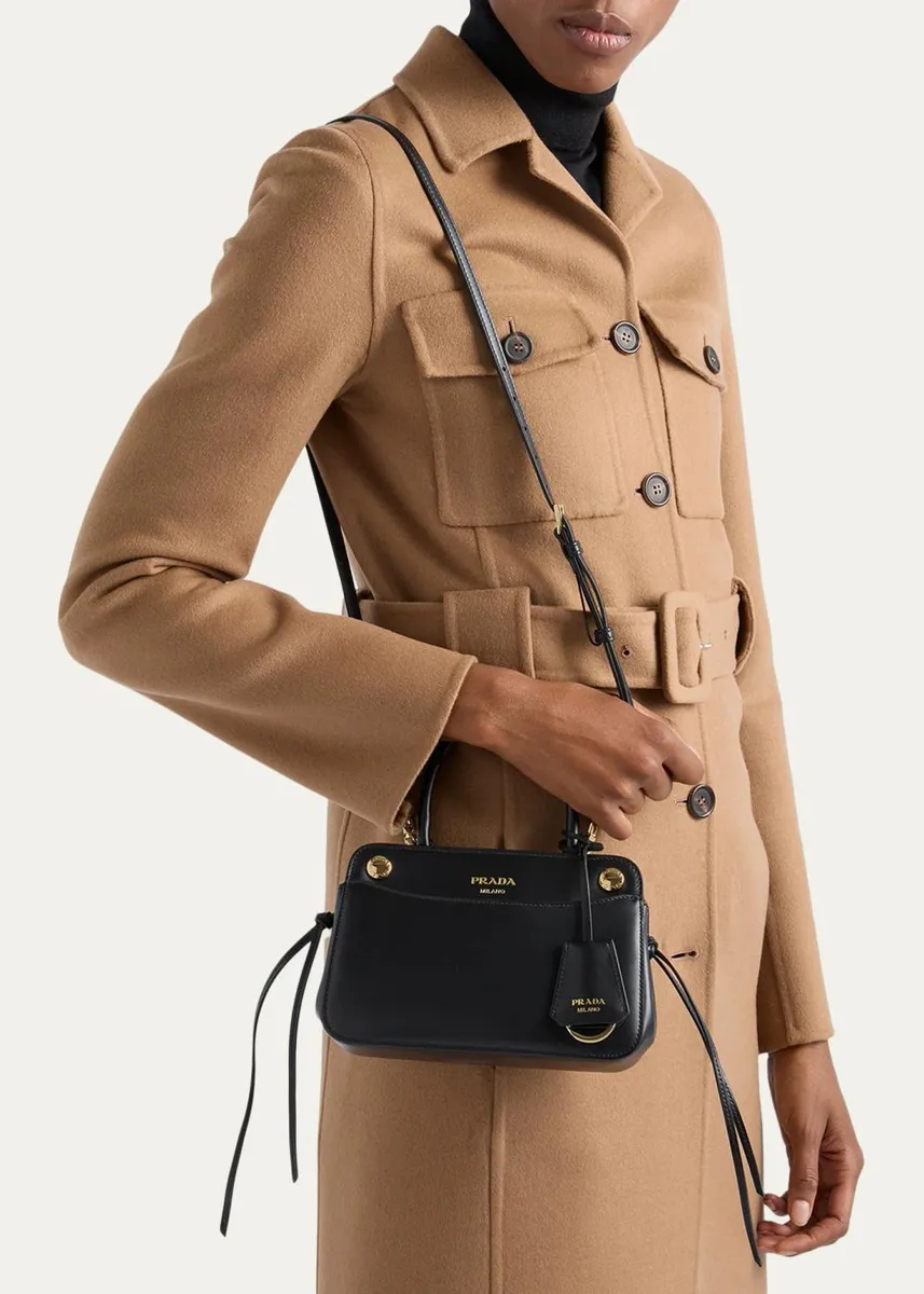 Prada Carry Mini Leather Top-Handle Bag | Thumbnail 5 Prada Carry Mini Leather Top-Handle Bag | Thumbnail 5