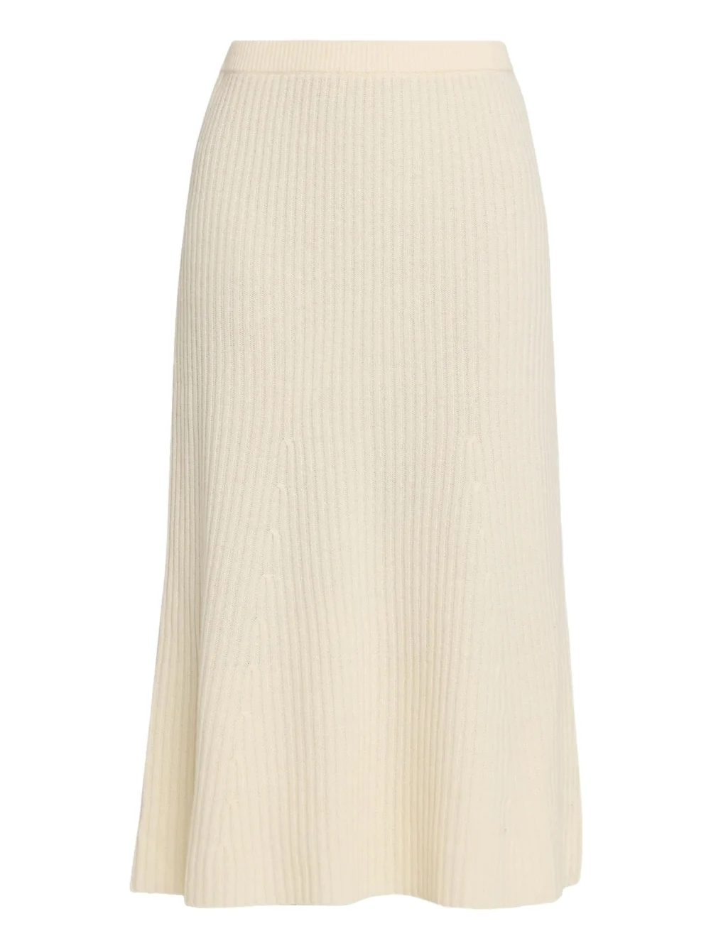 Felted Wool Rib-Knit Midi Skirt Felted Wool Rib-Knit Midi Skirt