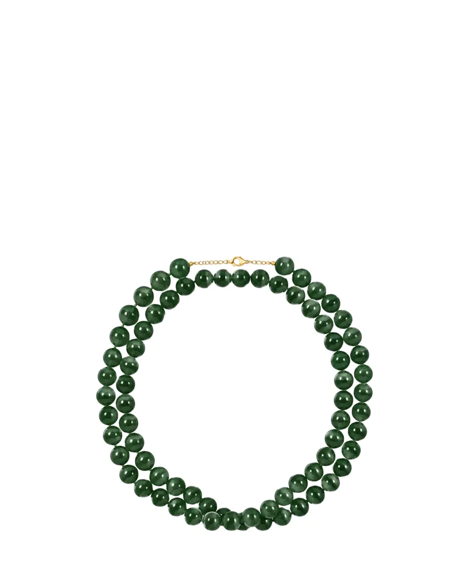JIA JIA Dragon Jade Double Beaded Necklace | Thumbnail 2