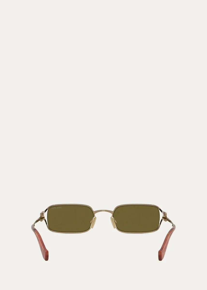 Miu Miu 52MM Rectangular Sunglasses | Thumbnail 3 Miu Miu 52MM Rectangular Sunglasses | Thumbnail 3