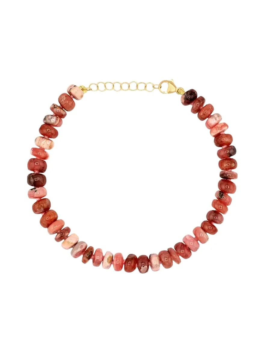 JIA JIA Rhodochrosite Beaded Bracelet
