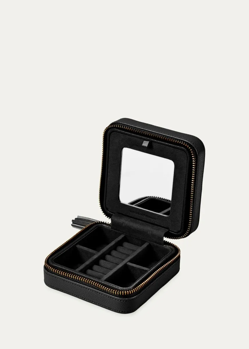 Wolf Lauren Vegan Leather Zip Travel Case | Thumbnail 3