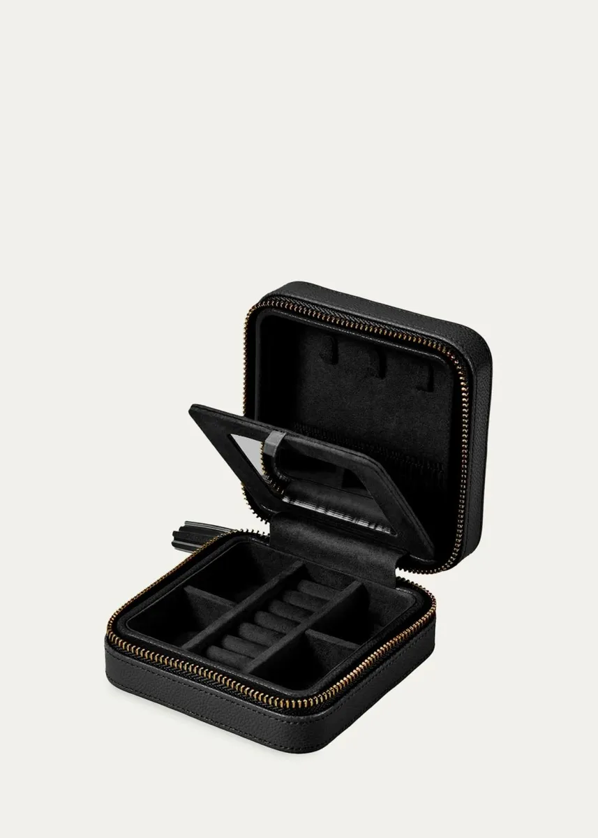 Wolf Lauren Vegan Leather Zip Travel Case | Thumbnail 4