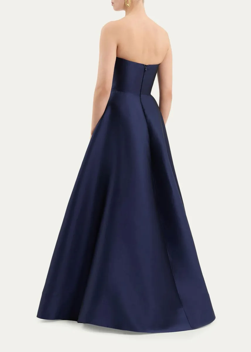 Rebecca Vallance Windermere Strapless A-Line Gown | Thumbnail 3