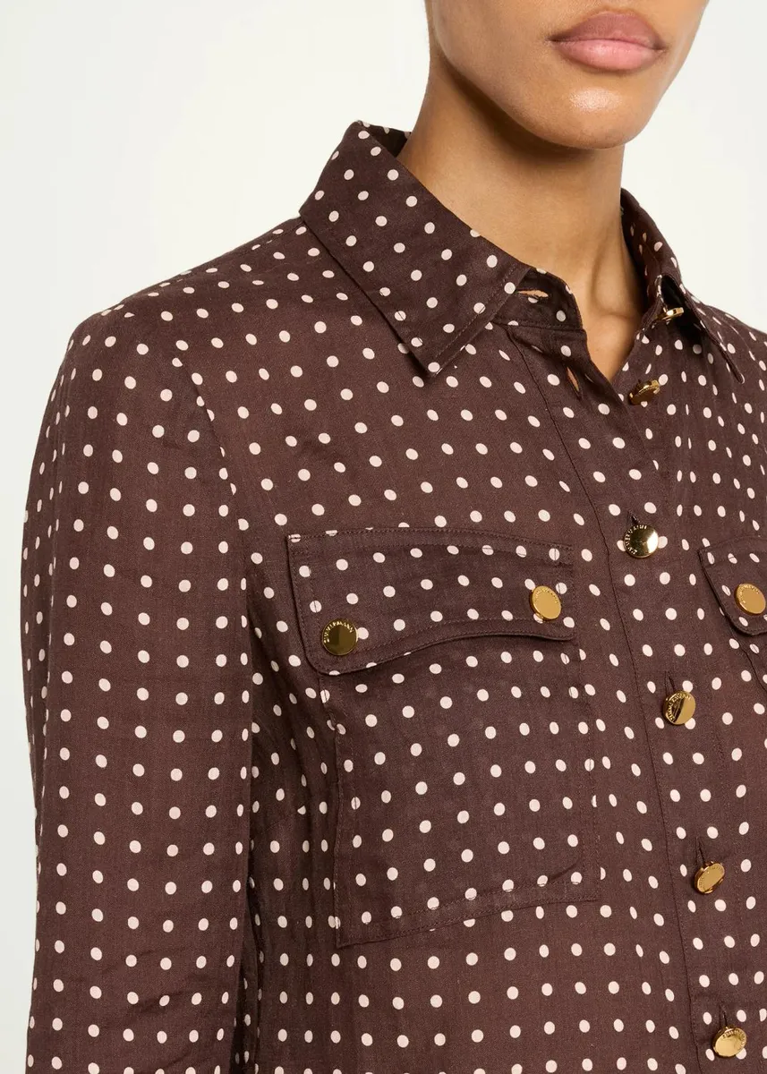 Zimmermann Dotted Cargo Shirt | Thumbnail 5 Zimmermann Dotted Cargo Shirt | Thumbnail 5