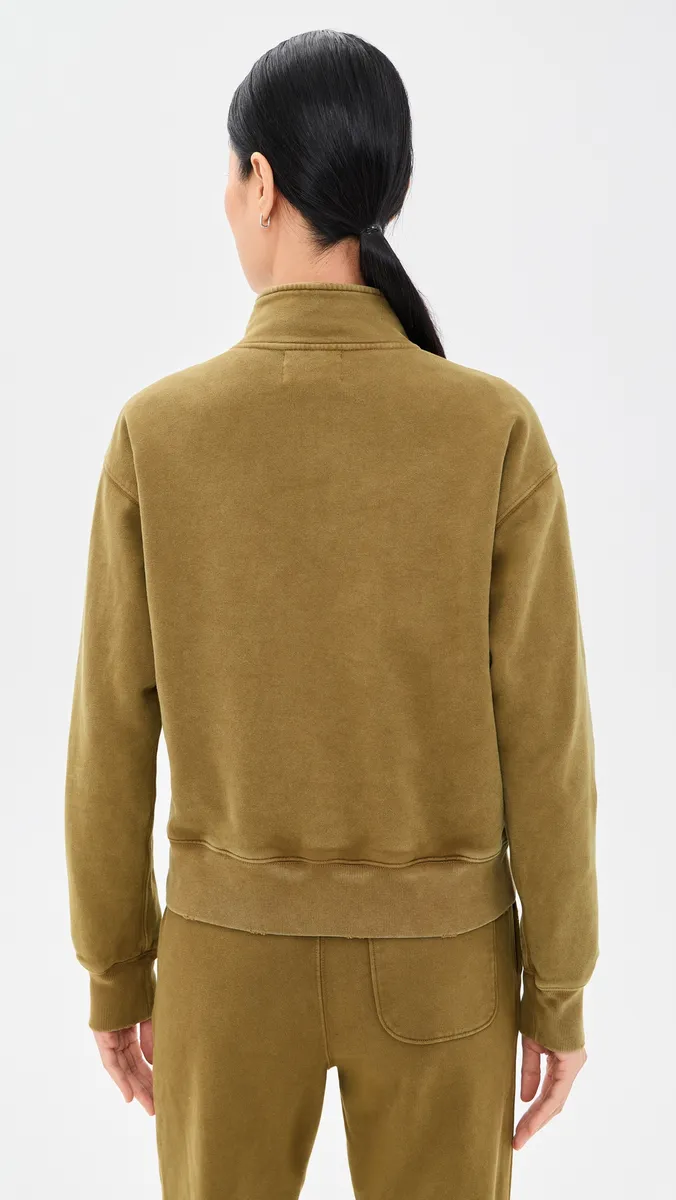 Madewell McCarren Quarter-Zip Sweatshirt | Thumbnail 3