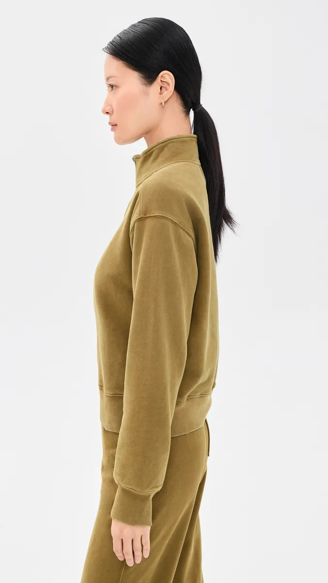 Madewell McCarren Quarter-Zip Sweatshirt | Thumbnail 4