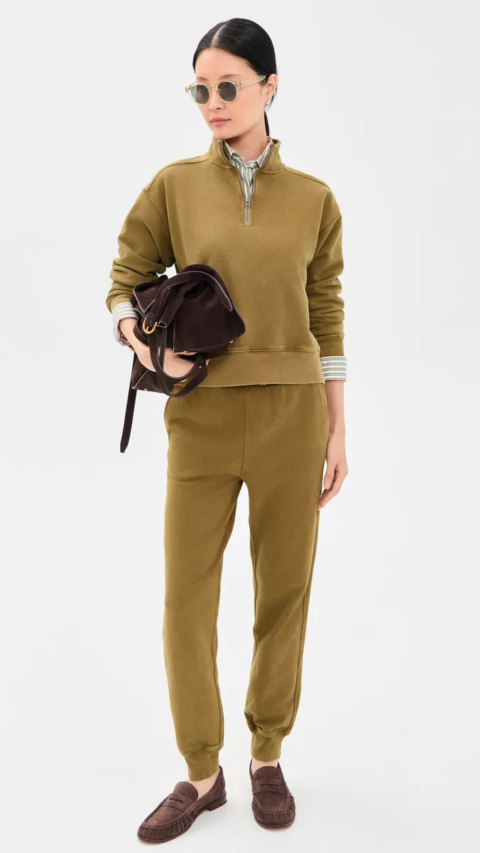 Madewell McCarren Quarter-Zip Sweatshirt | Thumbnail 5