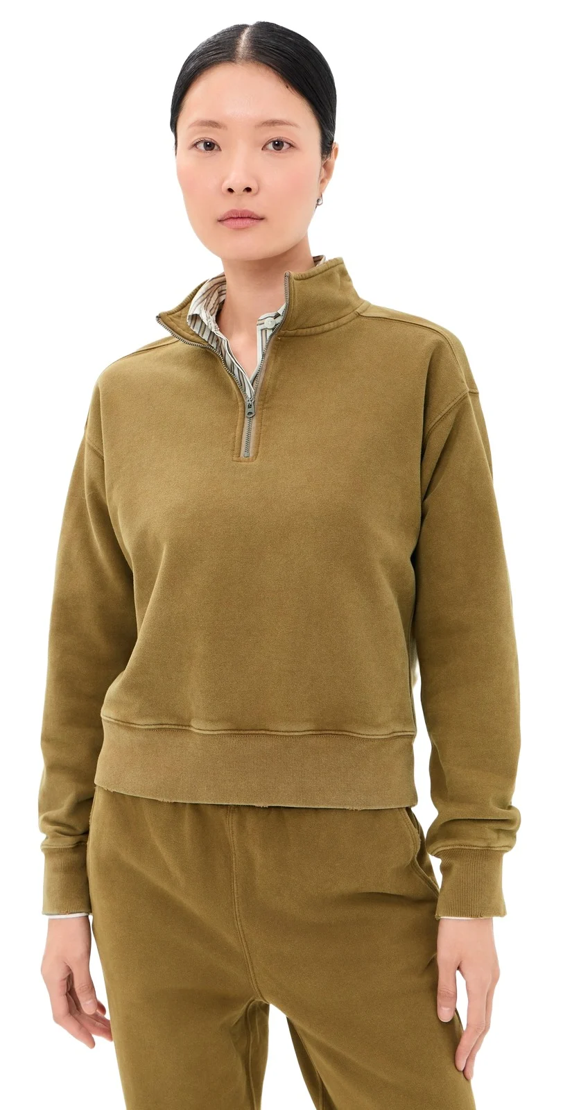 Madewell McCarren Quarter-Zip Sweatshirt