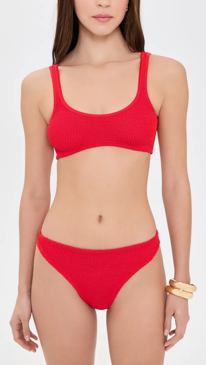 Hunza G Sonya Crinkle Bikini Set | Thumbnail 2