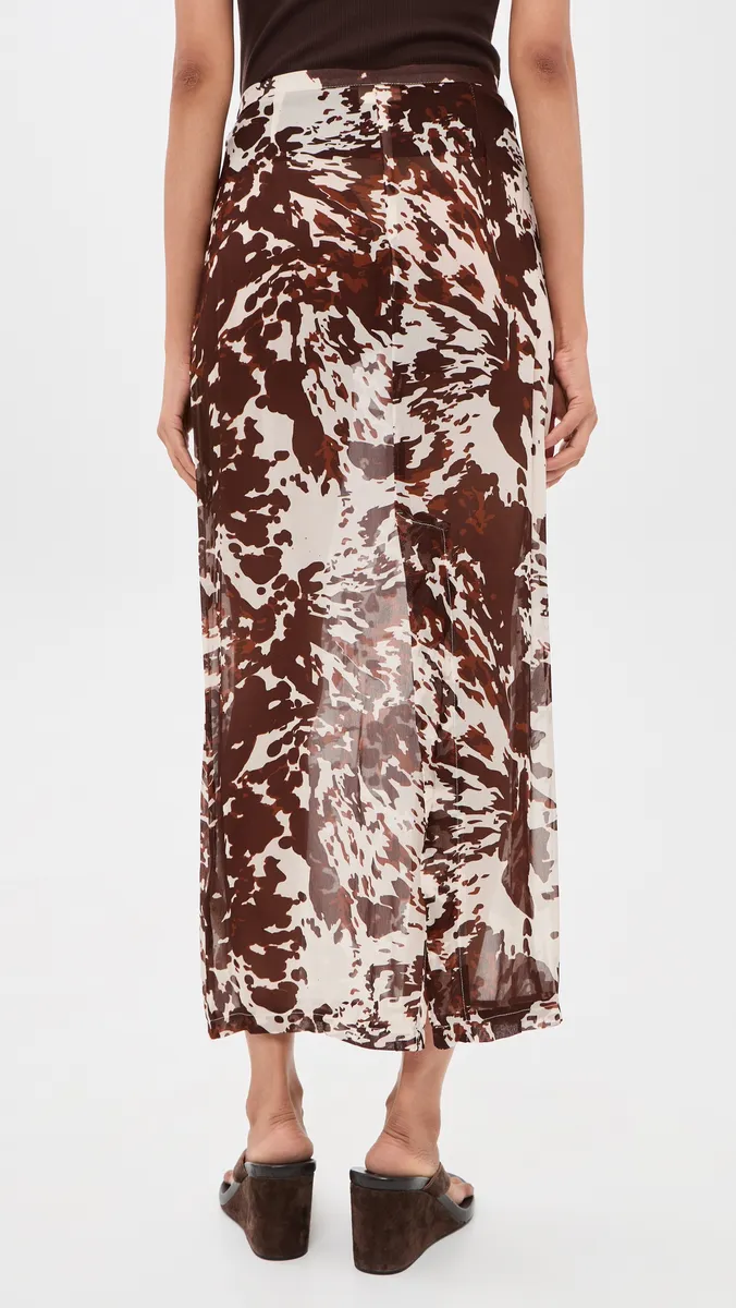 VRG GRL Devyn Wildstock Midi Skirt | Thumbnail 3