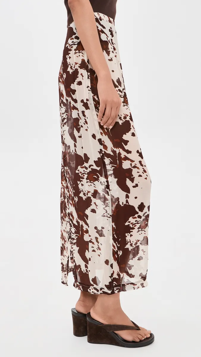VRG GRL Devyn Wildstock Midi Skirt | Thumbnail 4