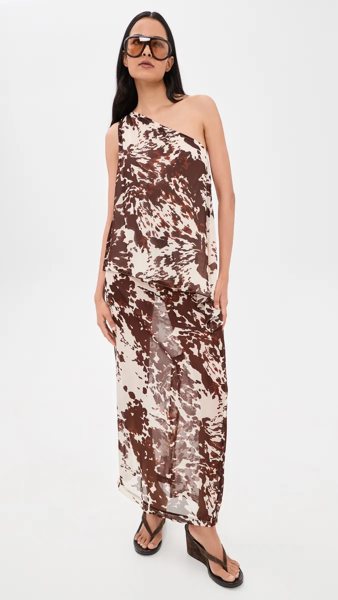 VRG GRL Devyn Wildstock Midi Skirt | Thumbnail 5