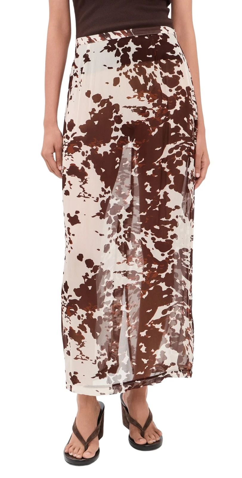 VRG GRL Devyn Wildstock Midi Skirt