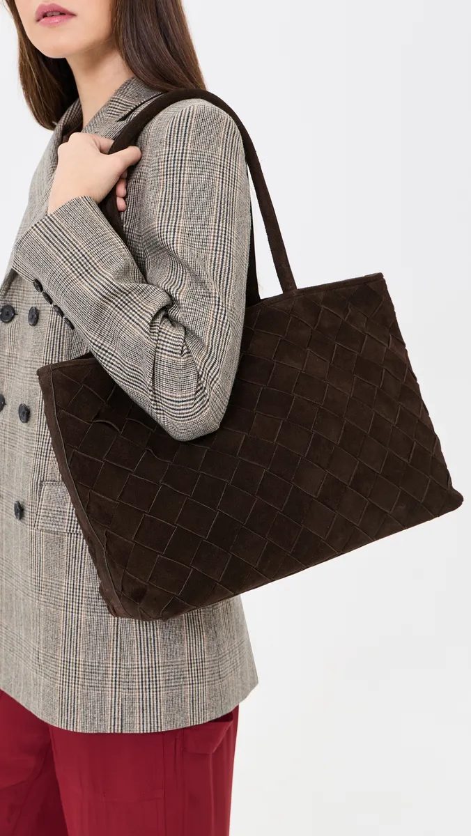 Madewell Suede Handwoven Tote | Thumbnail 3 Madewell Suede Handwoven Tote | Thumbnail 3