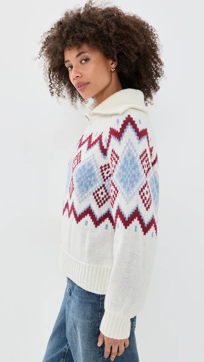 SEROYA Tundra Fair Isle Percy Jacket | Thumbnail 4 SEROYA Tundra Fair Isle Percy Jacket | Thumbnail 4