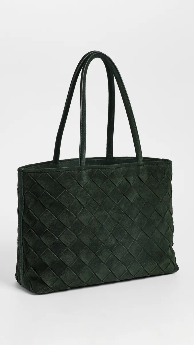 Madewell Suede Handwoven Tote | Thumbnail 4