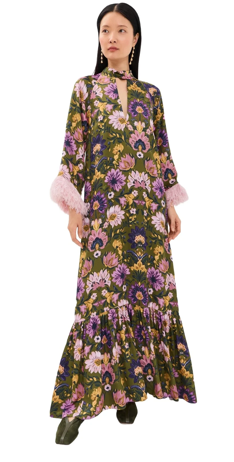 Borgo de Nor Avalon Satin Crepe Dress