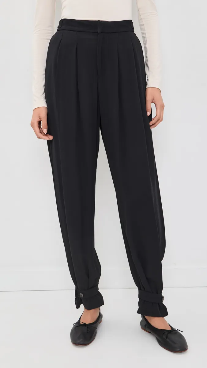 Polo Ralph Lauren Crepe Wide Leg Pants | Thumbnail 2