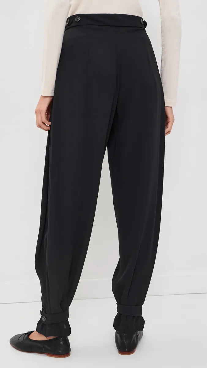 Polo Ralph Lauren Crepe Wide Leg Pants | Thumbnail 3