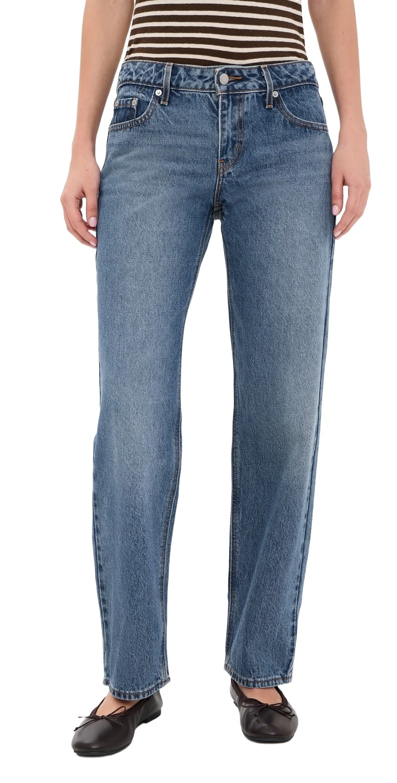 Low Straight Jeans