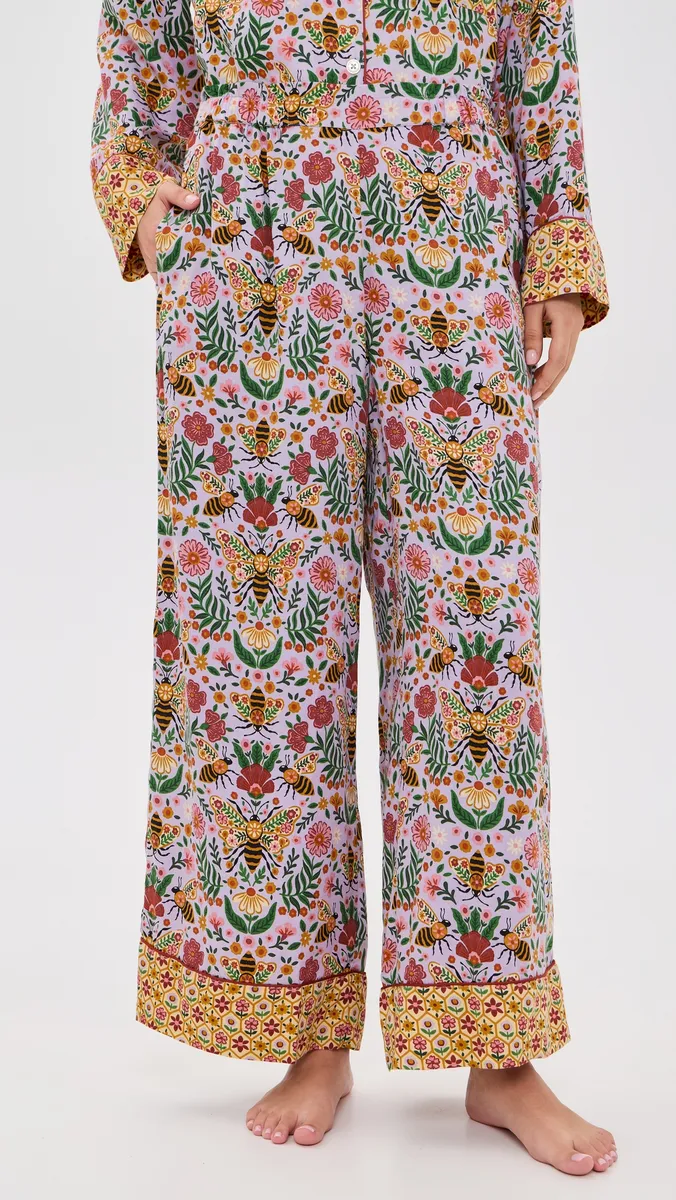 Printfresh Bee Tapestry Soho Pajama Set | Thumbnail 5 Printfresh Bee Tapestry Soho Pajama Set | Thumbnail 5